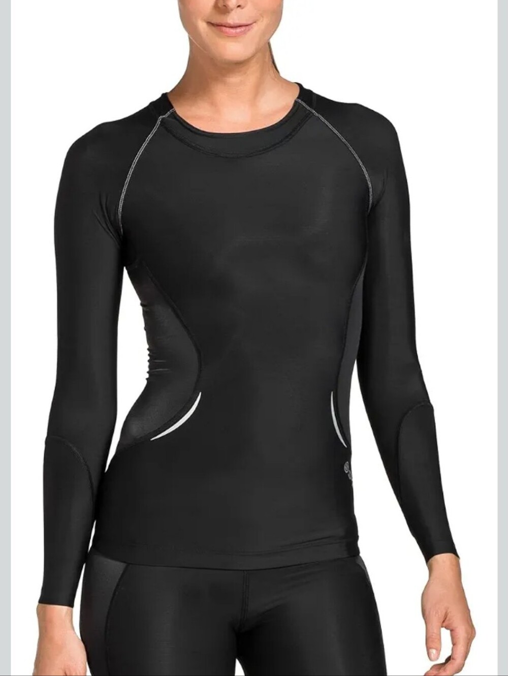 Skins A400 Long Sleeve Black/Compression Shirt Women’s Medium Tall
